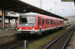628 232 steht am 19. Januar 2008 als RB 33573 nach Bad Mergentheim im Wrzburger Hauptbahnhof.