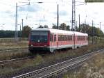 Deutsche Bahn/30045/bis-dezember-2007-kamen-auf-der Bis Dezember 2007 kamen auf der KBS 209.54 noch Fahrzeuge der Baureihe 628 zum Einsatz. Anschlieend bernahm die Baureihe 646 hier den Dienst. 628 647 ist soeben aus Rheinsberg zurckgekehrt und wird in wenigen Minuten als RB 28285 dorthin zurckfahren.